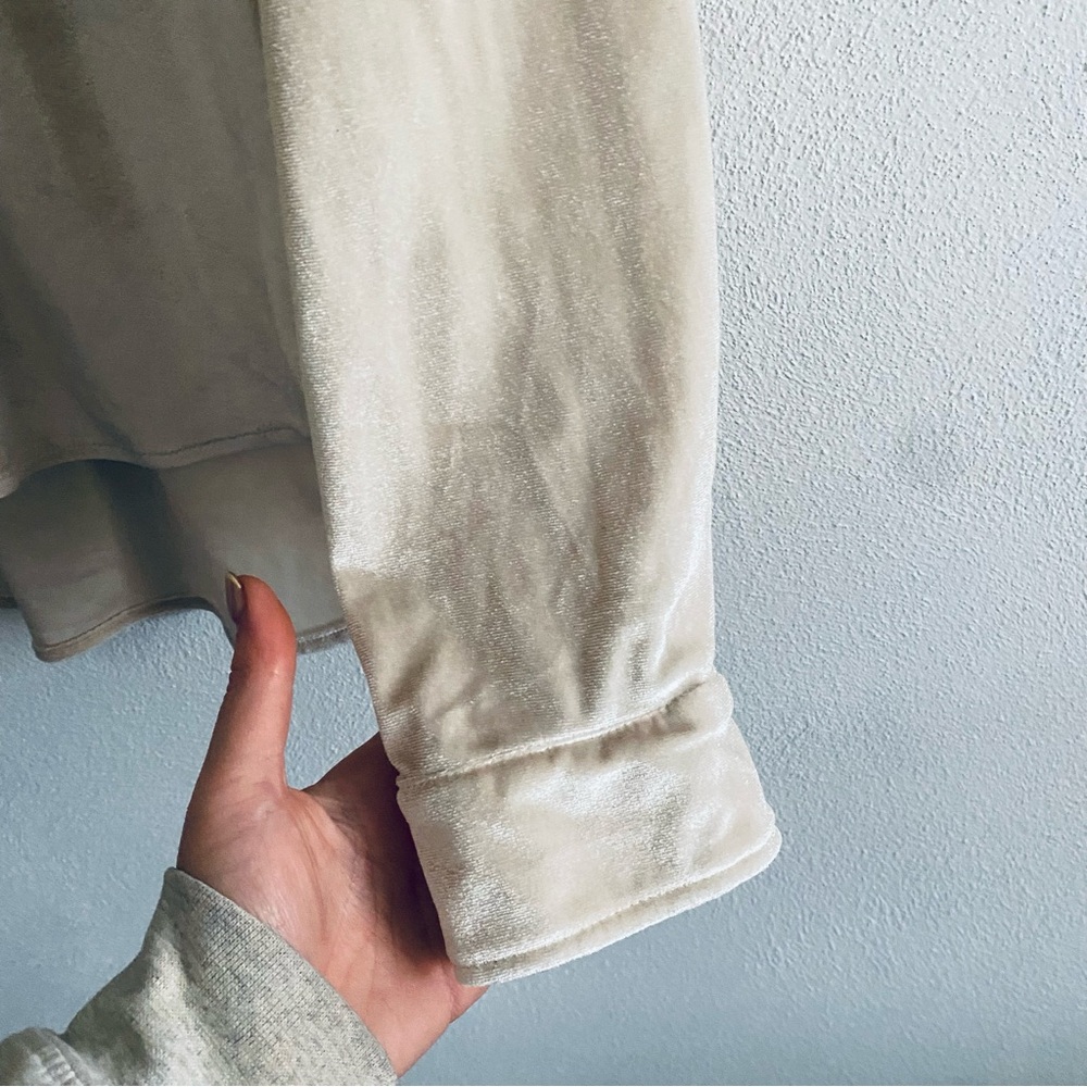 Thread & Supply Velvet Cream Floral Button Down Shirt - Picture 6 of 10